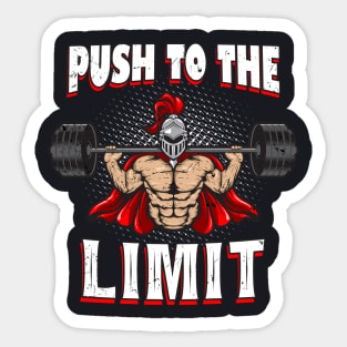 Weightlifting push to the Limit Sticker